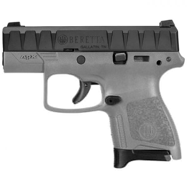 Beretta APX Carry 9mm Striker-Fired Wolf Grey Pistol 8Rd (1), 6Rd (1) Mags JAXN92006