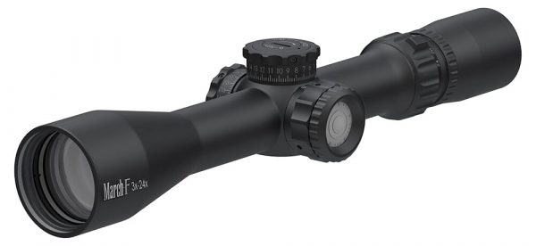 March F Tactical 3-24x42 FMA-1 Reticle 1/4MOA Illuminated FFP Riflescope D24V42FIMA