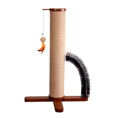 Zoovilla Purfect 3-in-1 Scratcher Post, 29.96" H