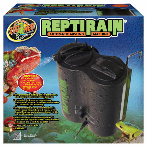 Zoo Med Reptirain Automatic Habitat Mister, 12" L X 11.5" W X 5.5" H