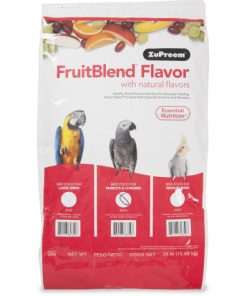 ZuPreem FruitBlend Flavor Bird Food For Medium to Large Birds, 35 LBS