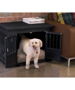 Zoovilla Triple Door Black Dog Crate, 30.63" L X 20.39" W X 23.23" H