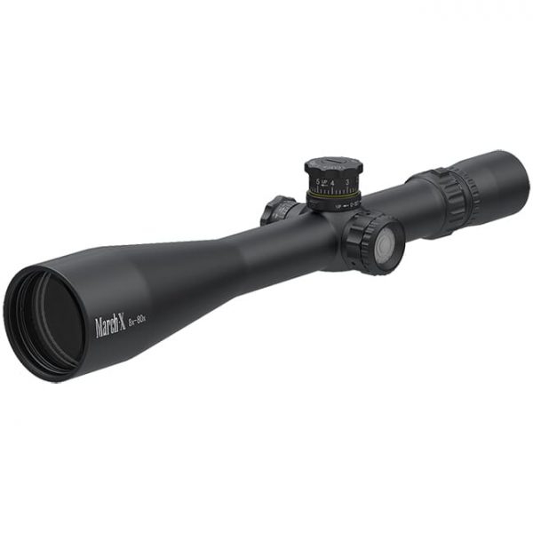 March X Tactical 8-80x56 Silver 1/16 Reticle 1/8MOA Riflescope D80V56ST