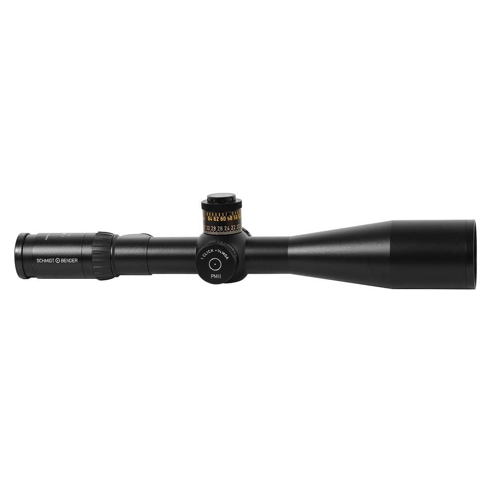 Schmidt Bender 5-45x56 PM II High Power FFP LRR-MIL MT II MTC LT / DT II+ ZC LT 0.5 cm/100 m ccw Black Riflescope 666-911-41C-I1-H5