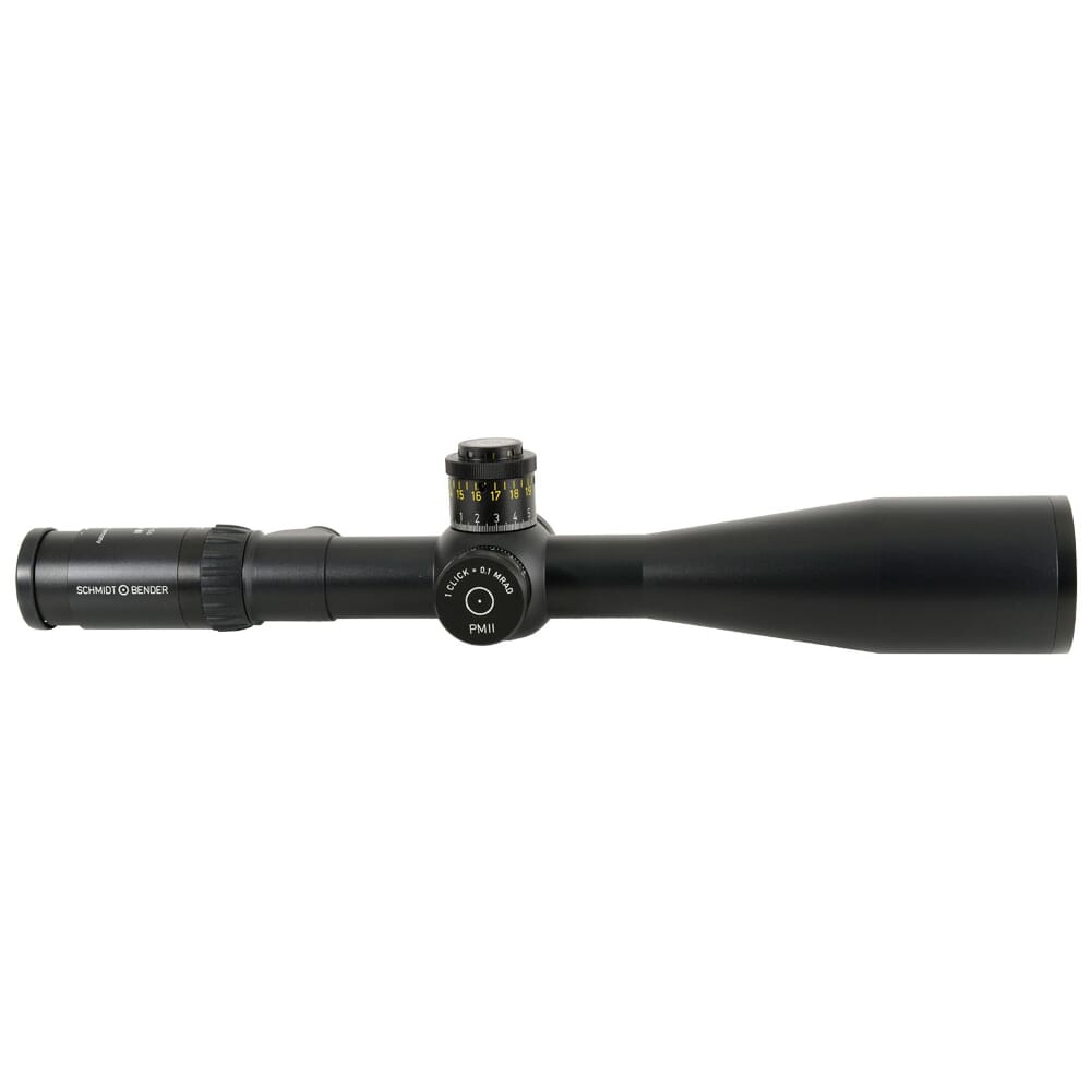 Schmidt Bender 5-25x56 PM II FFP LRR-MIL DT / ST 0.1 mrad cw Black Riflescope 677-911-41C-94-67