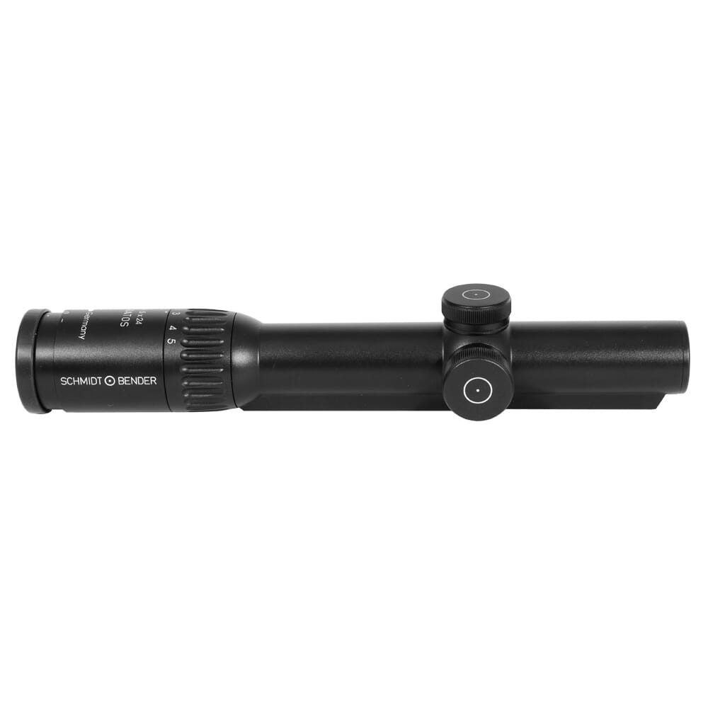 Schmidt Bender 1.1-5x24 Stratos LMC Rail Mount FD7 1.5cm cw Posicon (CHOOSE YOUR LIGHT) Black Riflescope 559-011-708