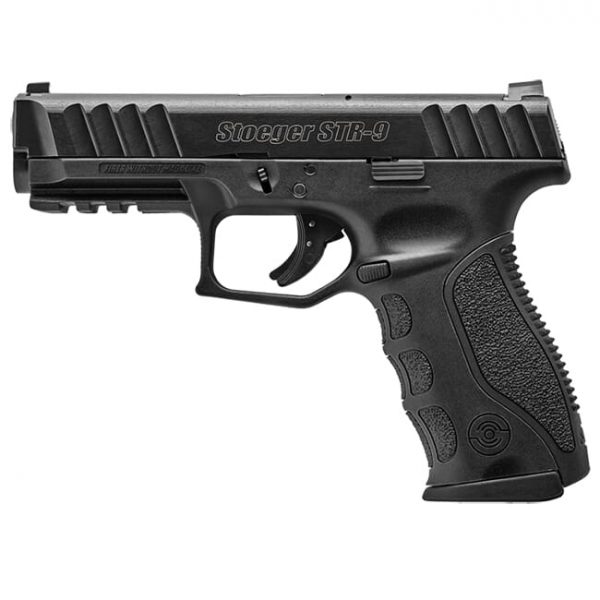 Stoeger STR-9 9mm 4.17" Black 15rd Striker-Fired Pistol w/ 3 Mags & 3 Backstraps 31721
