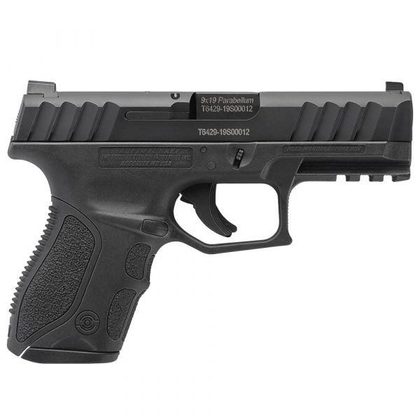 Stoeger STR-9C Compact 9mm Black Pistol w/ (3) 13Rd Mags & 3 Backstraps 31731