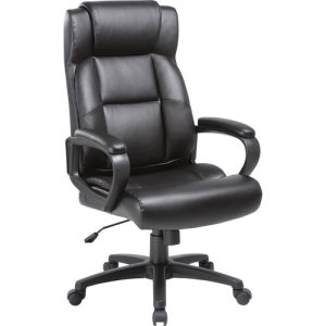 Lorell Executive Chair, High-Back, 29"Wx28-1/2"Lx46"H, Black (LLR41844)