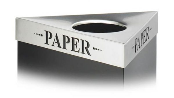 "Paper" Recycling Receptacle Lid by Safco Office Furniture