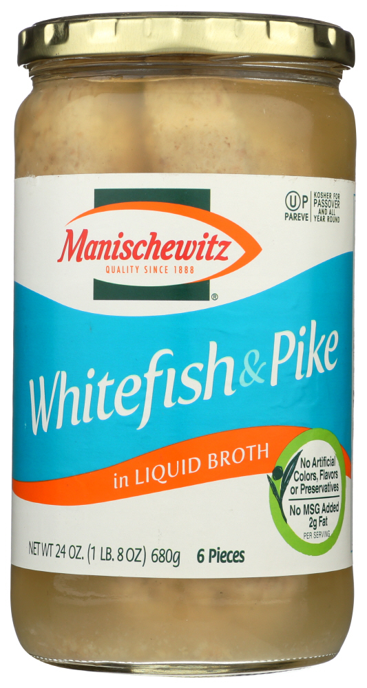 (3 Pack) Manischewitz Whitefish & Pike, 24 Oz