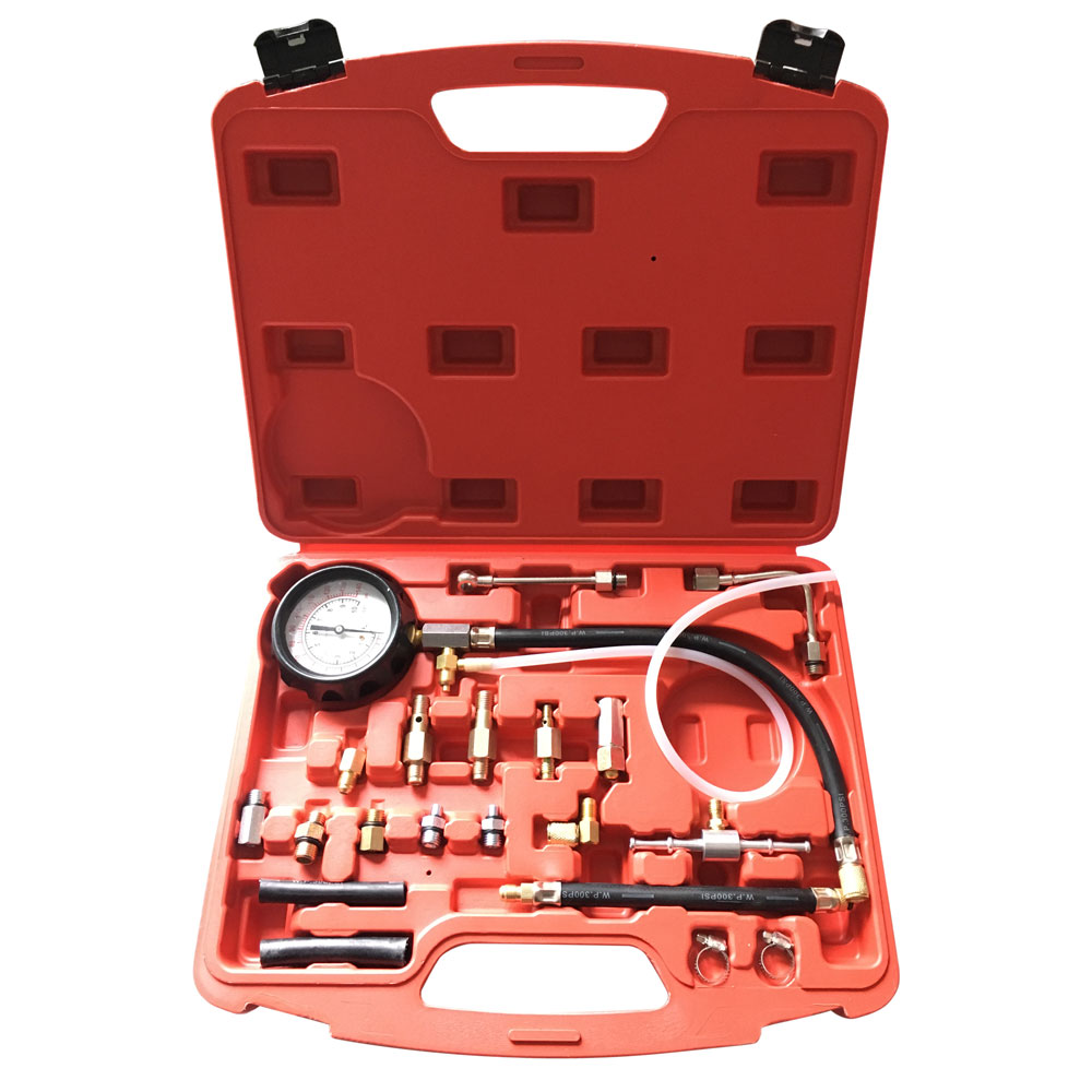 Zimtown Fuel Injection Pump Pressure Tester Manometer Car Auto Gauge Kit System Test Kit