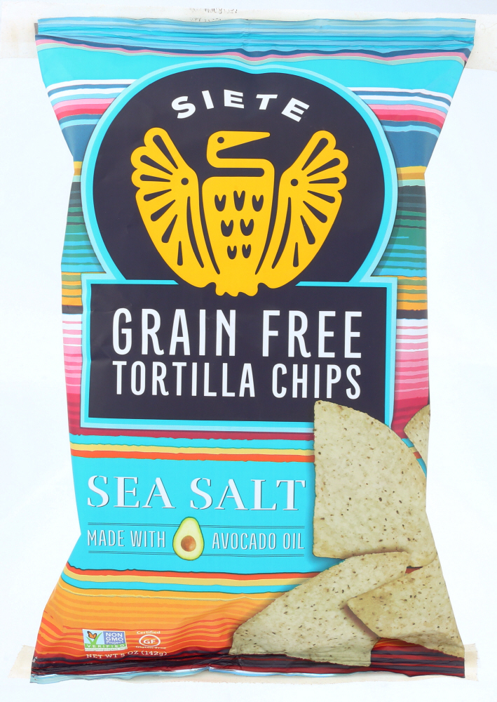 (12 Pack) Siete Tortilla Chip - Sea Salt , 5 Oz