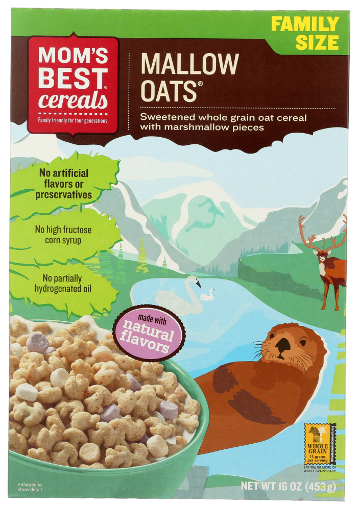 (10 Pack) Mom'S Best Cereals Mallow Oats, 16 Oz.