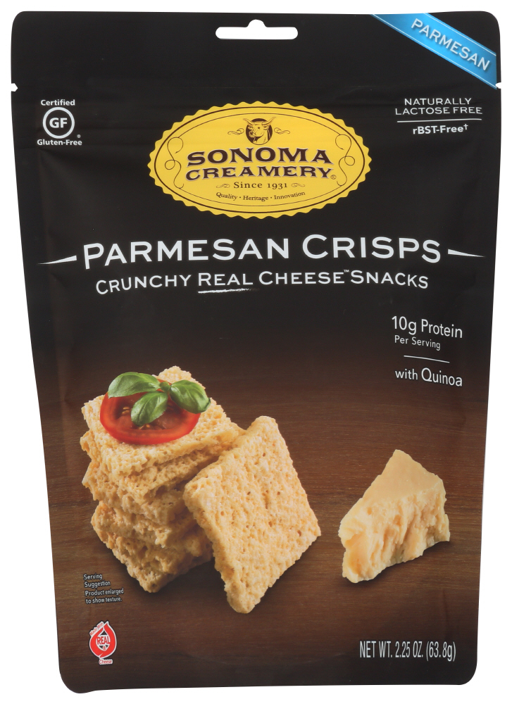 (12 Pack) Sonoma Creamery Parmesan Cheese Crisps, 2.25 Oz