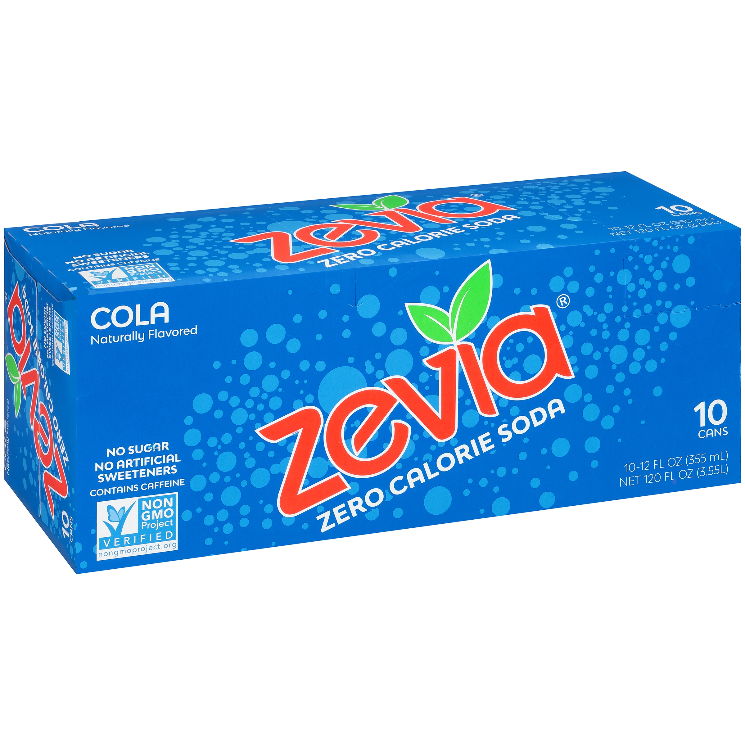 Zevia® Zero Calorie Cola 10-12 fl. oz. Cans
