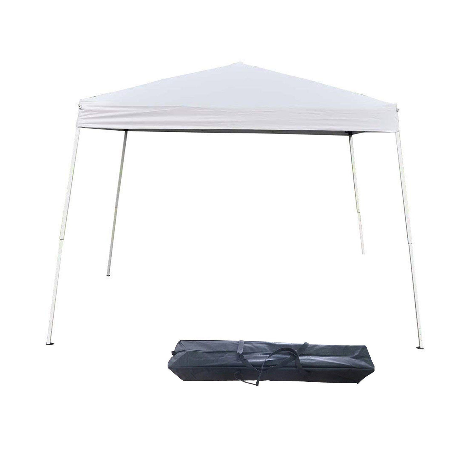 Zimtown 8' x 8' Canopy Tent Portable Folding Tent White