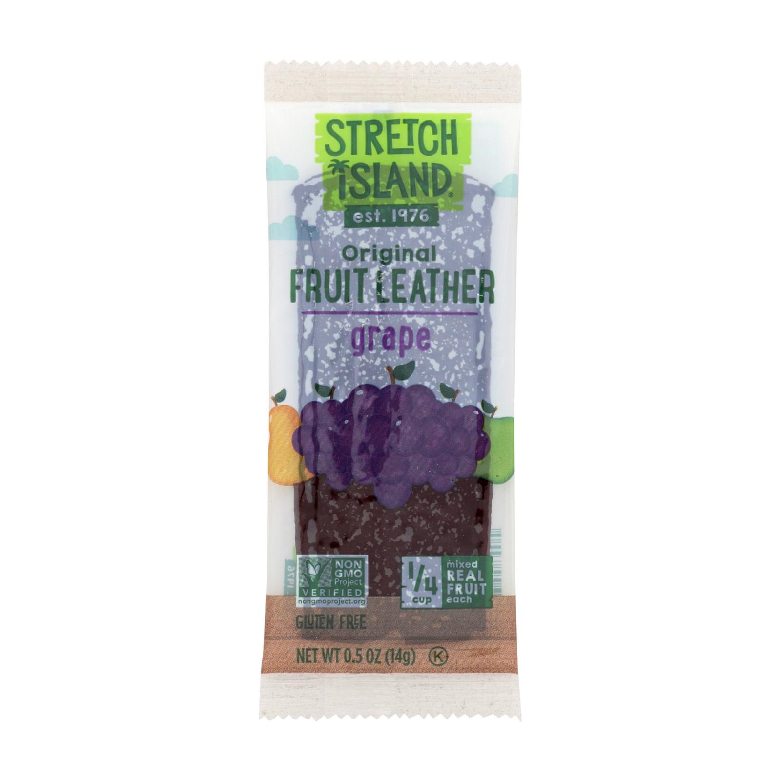 (30 Pack) Stretch Island Fruit Leather Strip Harvest Grape, .5 Oz