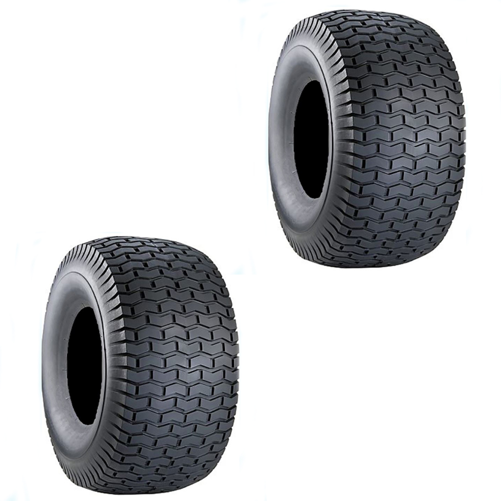 (2) Replacement Carlisle Turf Saver II 15x6-6A Lawn and Garden Tires (Tires Only)