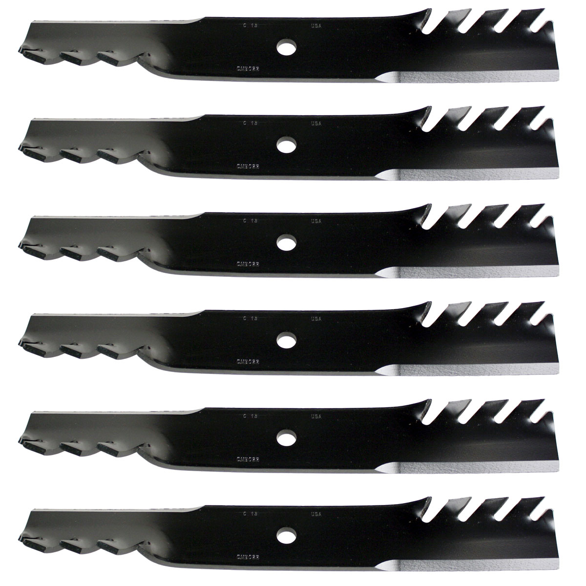 (6) USA Mower Blades Scag 48108, 481707, 481711, 48185, A48185, 36" 52" Deck