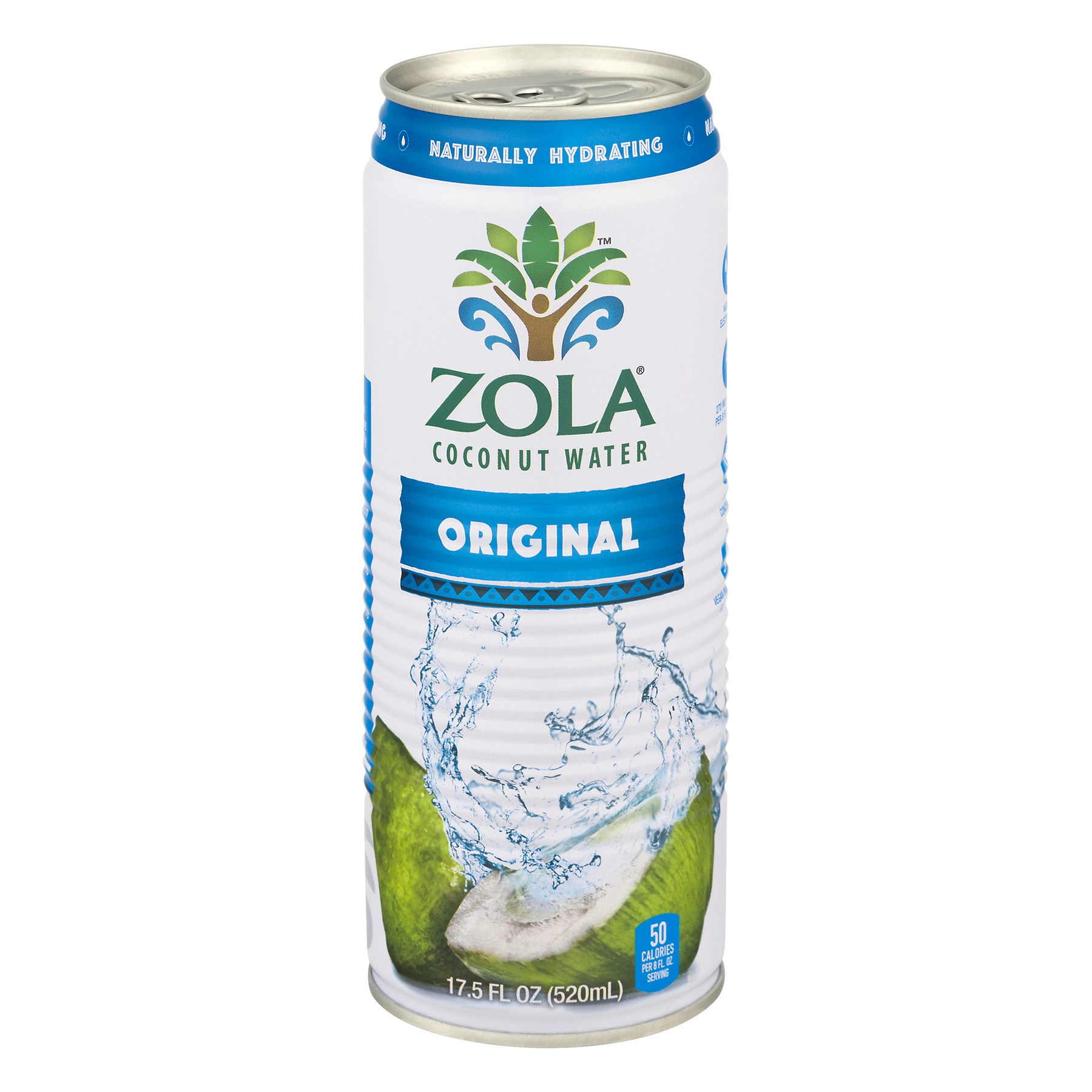 Zola Coconut Water Original, 17.5 FL OZ