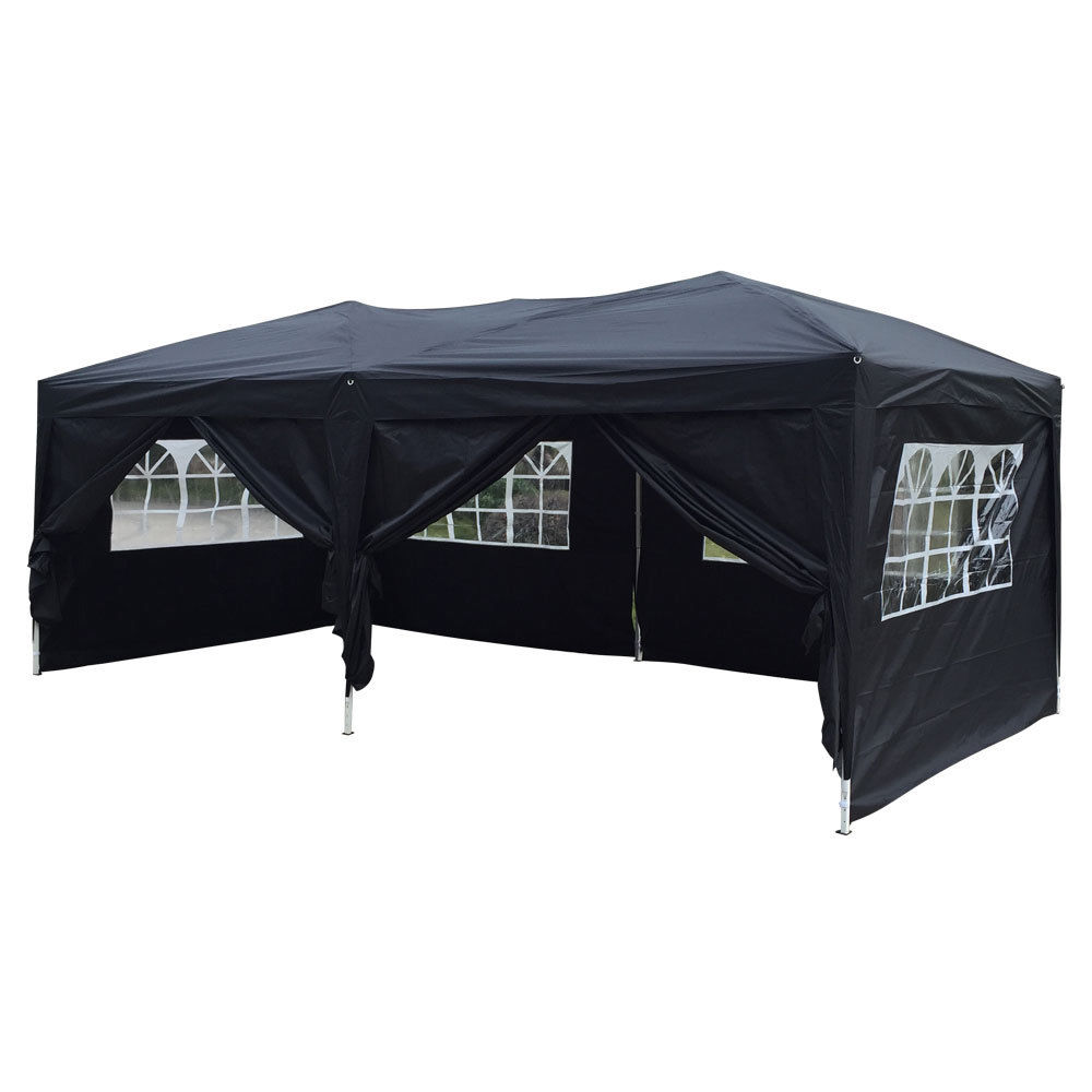 Zimtown 10'x 20' Patio EZ POP UP Party Tent Wedding Gazebo Canopy 6 Walls