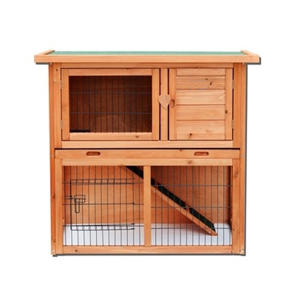 Zimtown Wooden Pet Rabbit and Small Animal Hutch