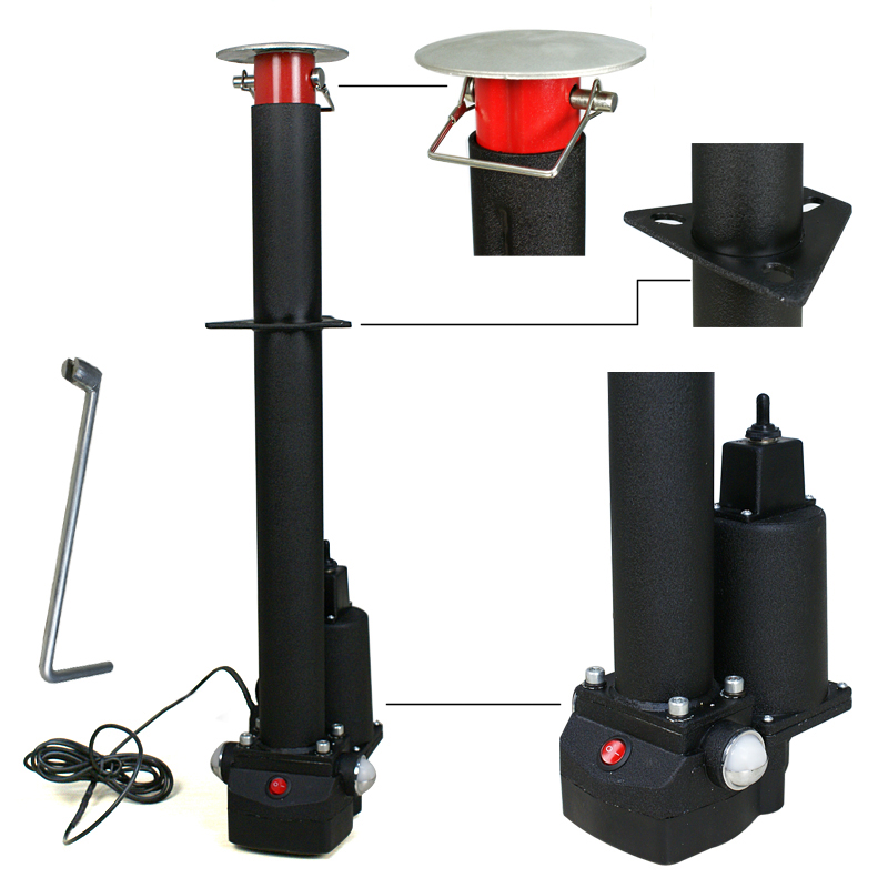 Zeny 12V 3500 lbs Electric Power Tongue Jack RV Boat Jet Ski A-Frame Trailer Camper
