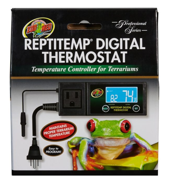 Zoo Med Laboratories Reptitemp® Digital Thermostat Temperature Controller for Terrariums