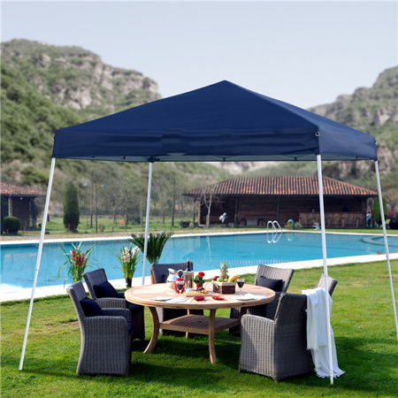 Zimtown 8' x8' Canopy tent EZ POP Up Wedding Party Tent Folding Gazebo Beach Canopy Car Tent withCarry Bag