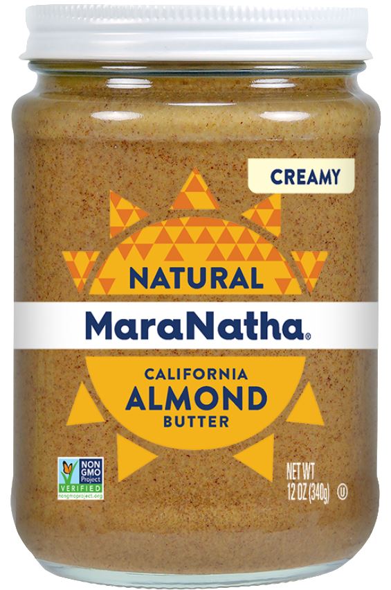 (6 Pack) MaraNatha No Stir Creamy Almond Butter, 12 oz