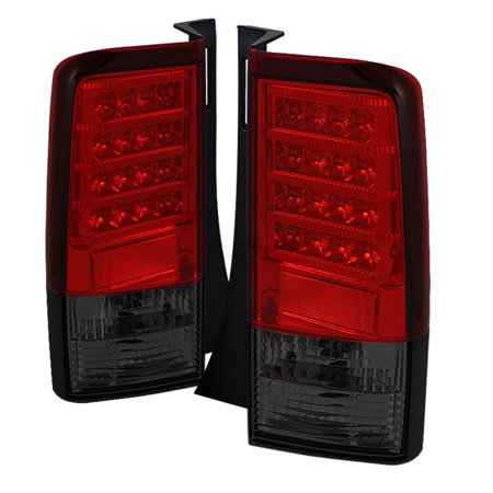 ( Spyder ) Scion Xb 03-07 Version 2 LED Tail Lights-Red Smoke