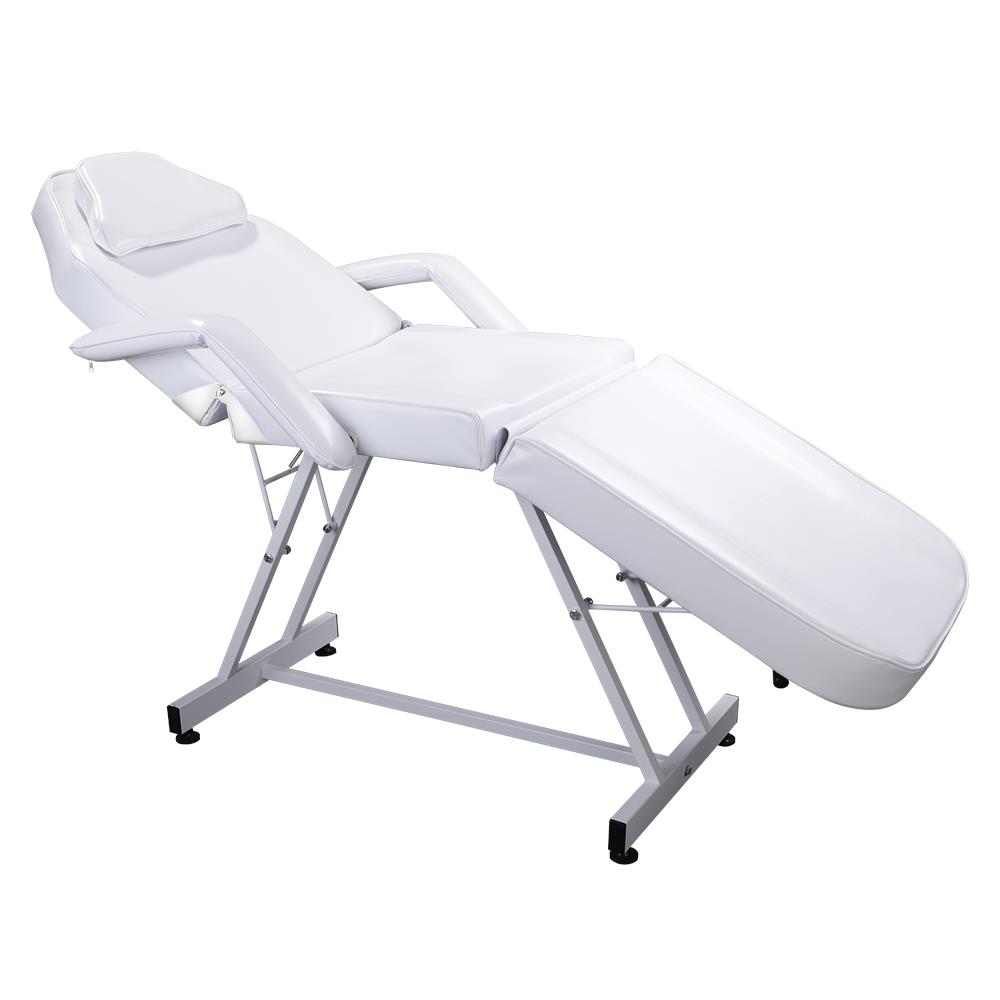 Zimtown 75" Adjustable Spa Facial Massage Bed Chair Salon White