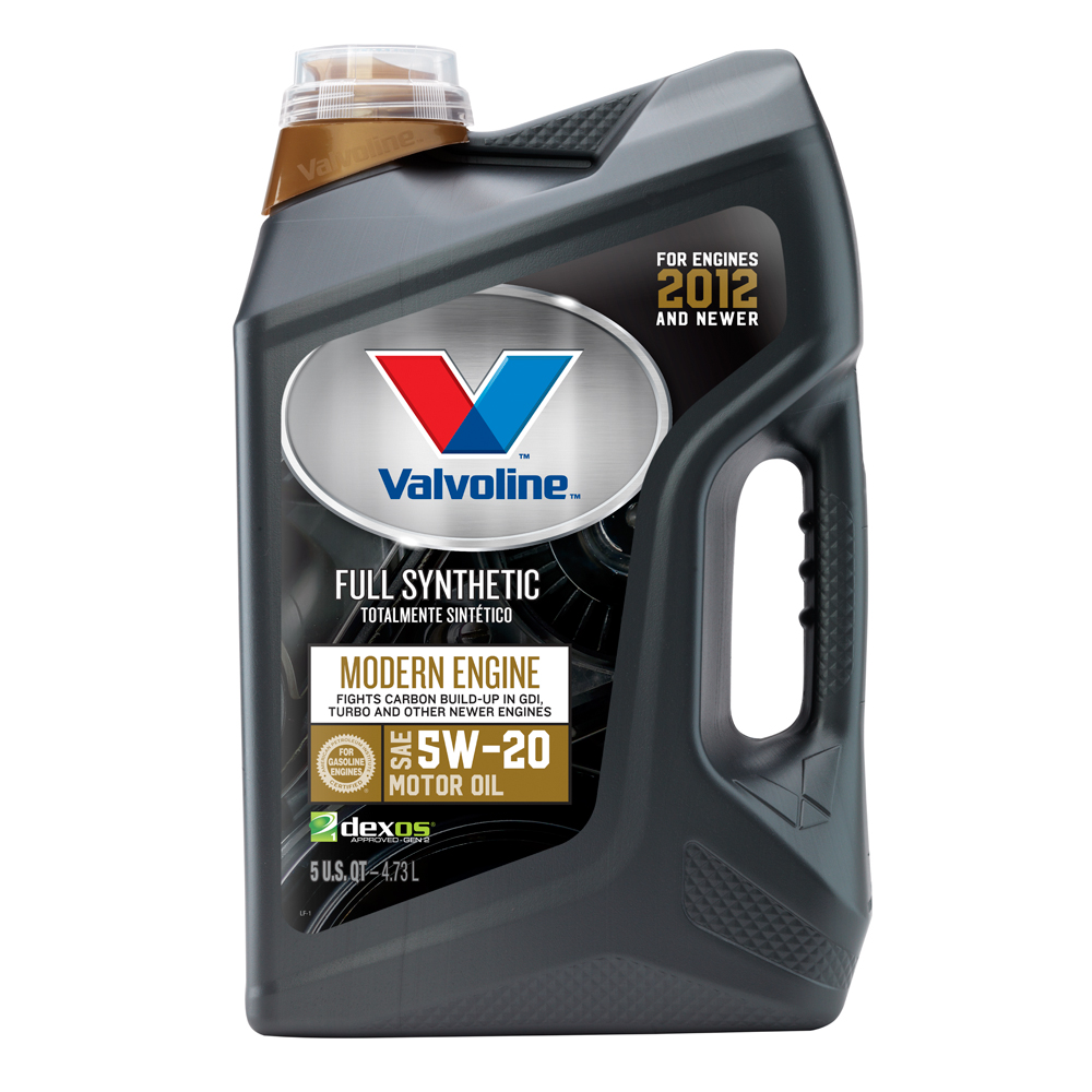 (3 Pack) Valvoline Modern Engine SAE 5W-20 Full Synthetic Motor Oil - Easy Pour 5 Quart
