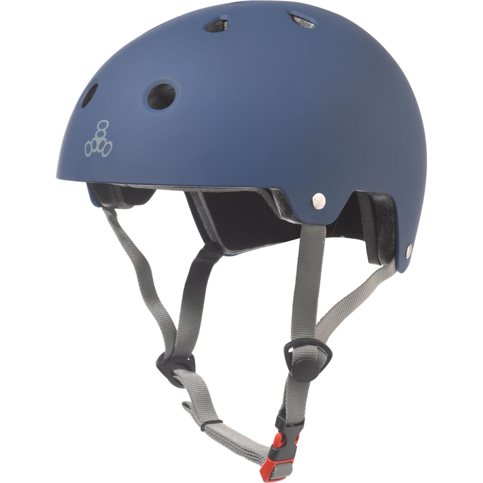 "Triple 8 Dual Certified Helmet Blue Rb L/XL"