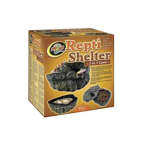 Zoo Med-Aquatrol ZM91032 Repti Shelter 3 In 1 Cave, Large