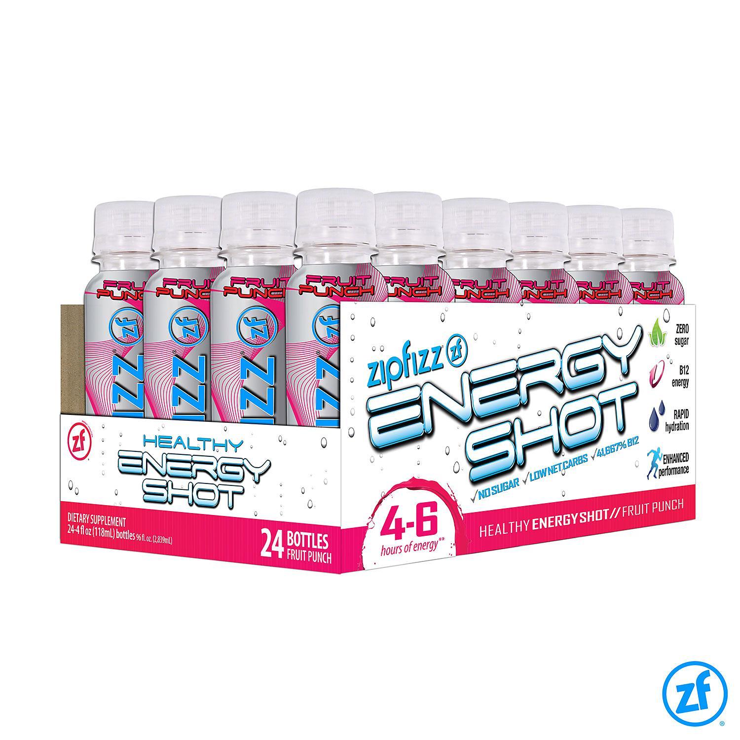 Zipfizz® Liquid Energy Shot - Fruit Punch (24 ct)