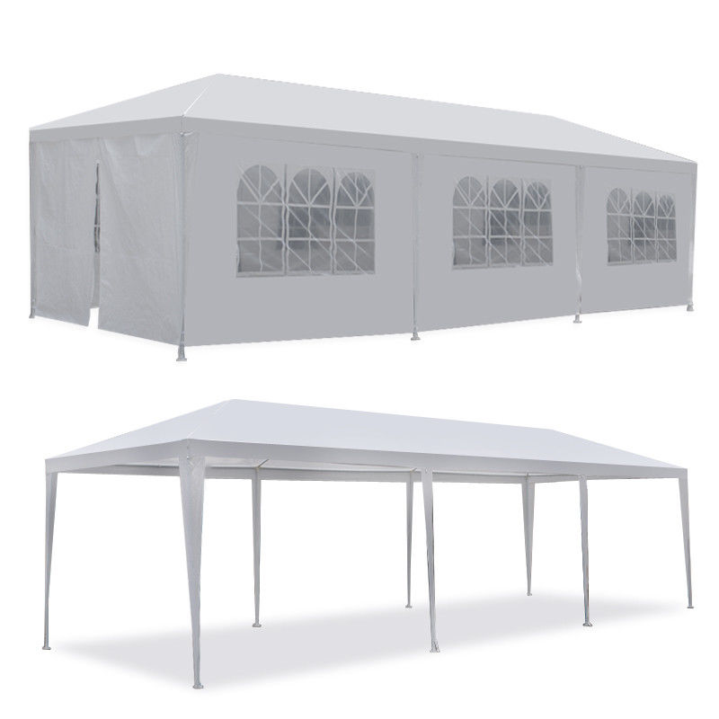 ZENSTYLE 10'x30' White Outdoor Gazebo Canopy Wedding Party Tent 8 Removable Walls -8