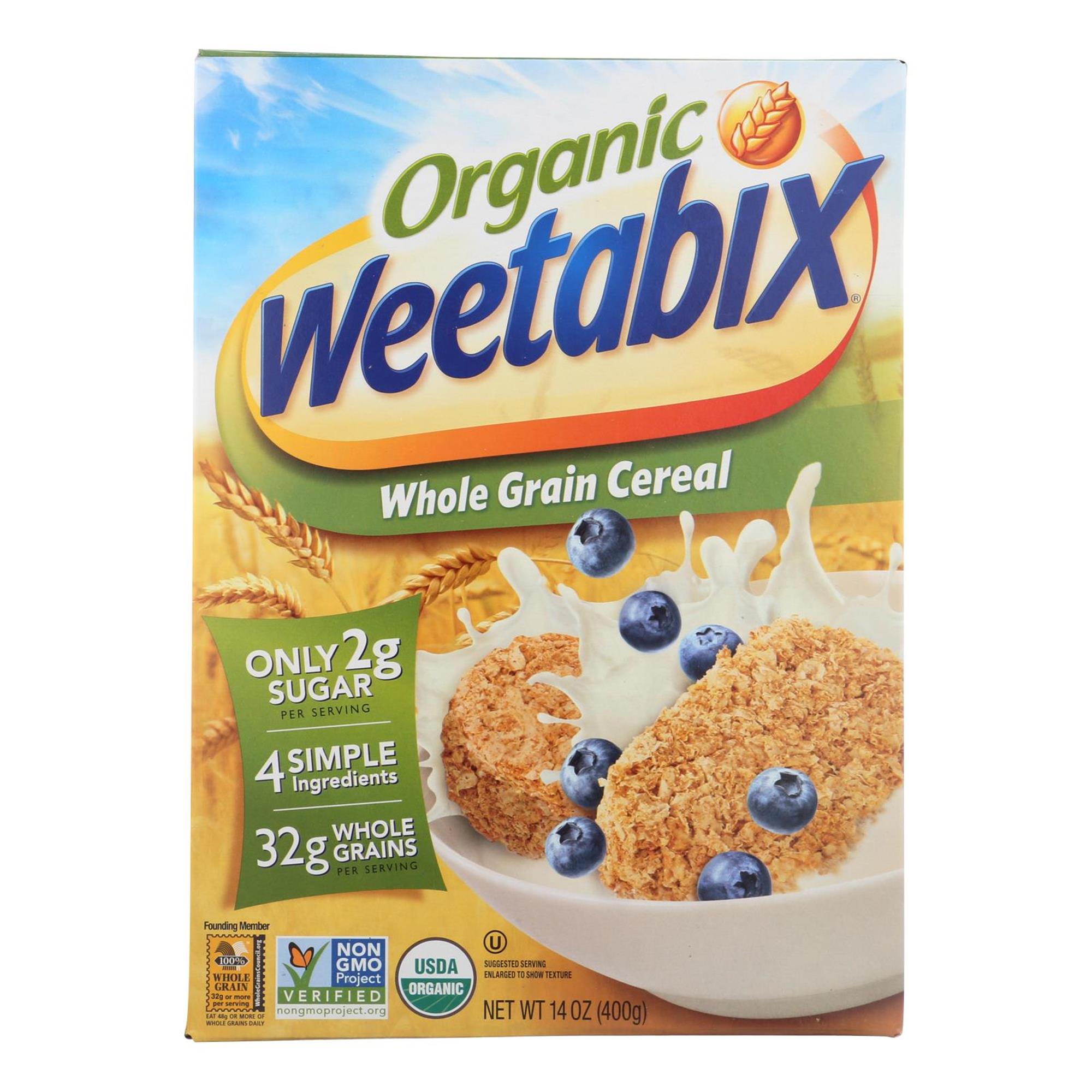 (12 Pack) Weetabix Organic Whole Grain Cereal, 14 Oz