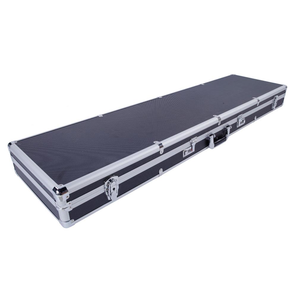 ZOKOP 53'' Rifle Shotgun Hard Carrying Case Aluminum Framed Lock Box Safe Storage New