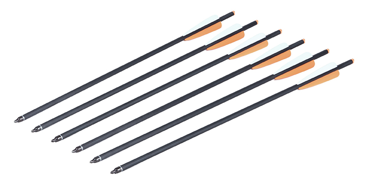 CenterPoint Arrow Bolts (6 Pack), Carbon, 20"