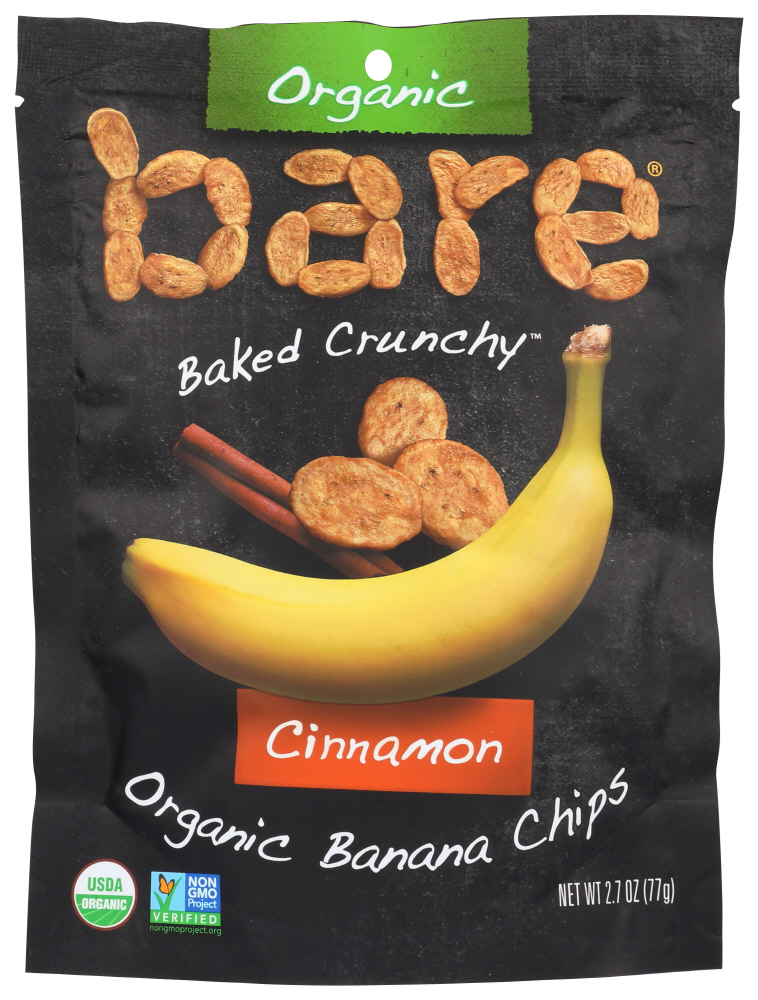(12 Pack) Bare Fruit Banana Chips - Cinnamon Banana, 2.7 Oz