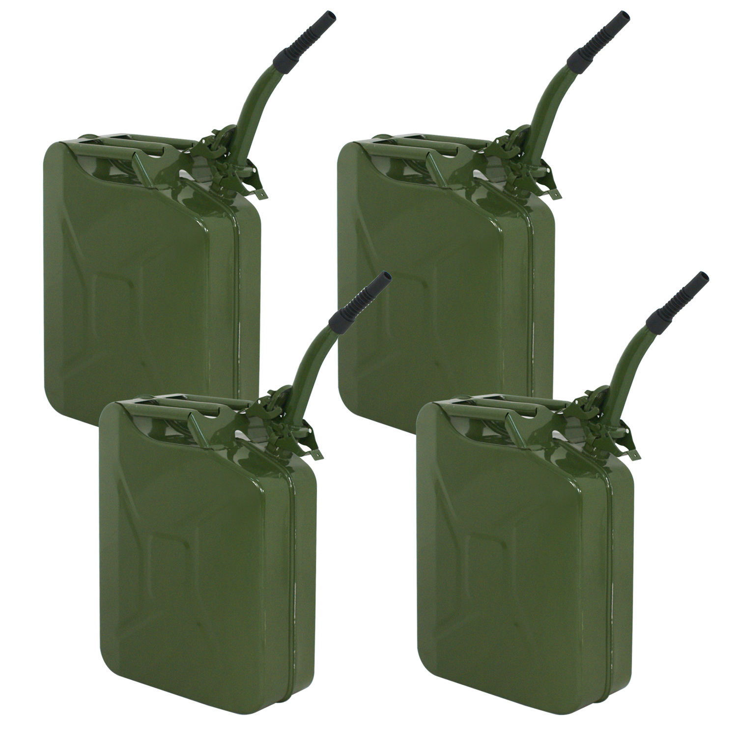 ZENY Jerry Can Gas Caddy Tank 5 Gal 20L Gasoline Gas Fuel Can Emergency Backup