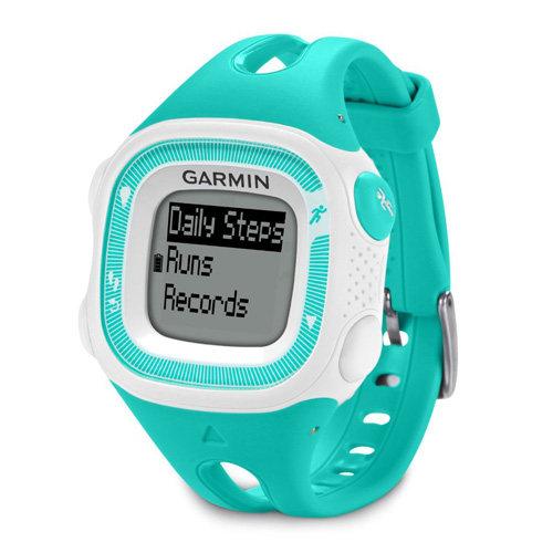 "Garmin Forerunner 15, Small - Teal and White GPS Running Watch"