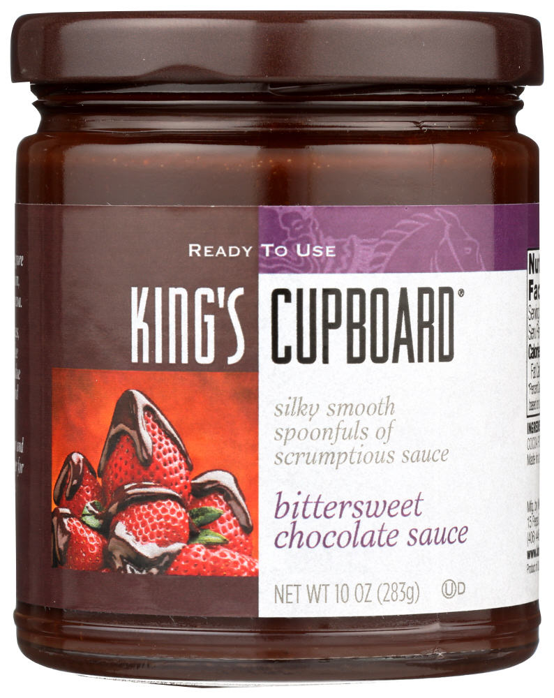 (12 Pack) The King'S Cupboard Dessert Sauces Bittersweet Chocolate, 10.4 Oz.
