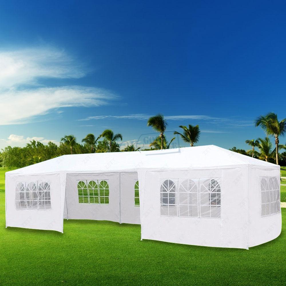 Zimtown 10'x 30' Party Wedding Outdoor Patio Tent w/7 Canopy Heavy duty Gazebo Pavilion Event