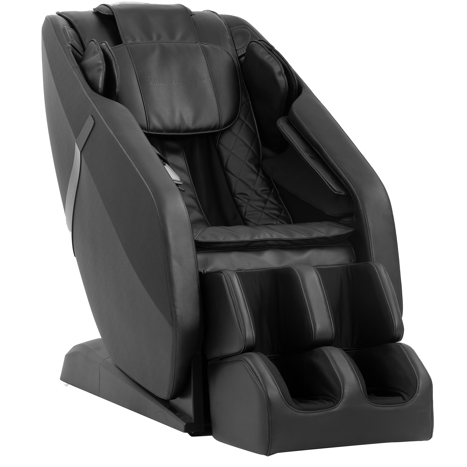 Zero Gravity Massage Chair Full Body and Recliner Shiatsu Electric with Built-In Heat Therapy Airbag Massage System Foot Roller Vibrating SL-Track Stretch HIFI Speaker for Office Home,Black