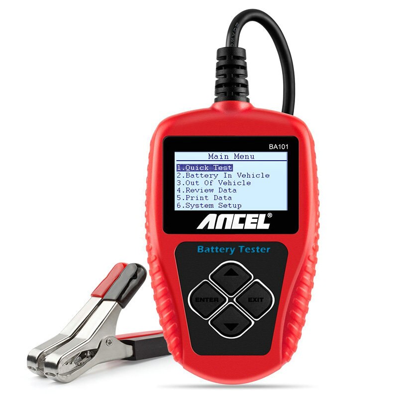 Ancel Ba Professional V Cca Ah Automotive Load Battery Tester Digital Analyzer