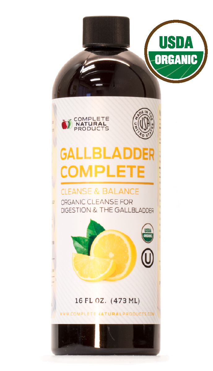 Gallbladder Complete - Natural Organic Liquid Gallstones Cleanse, Support, & Sludge Formula Supplement