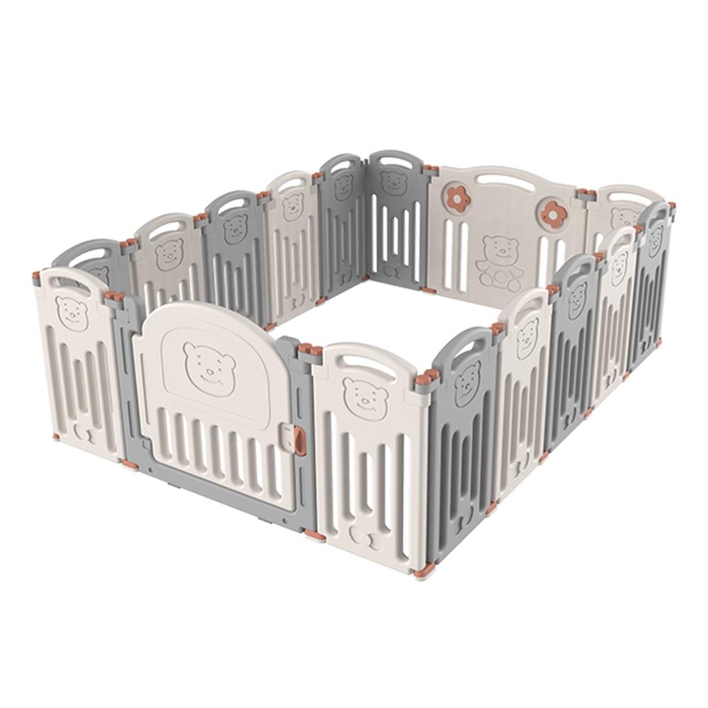 Zimtown New Baby Safety Activity Center Playpen Kids 16 Panel Safety Play Center Yard